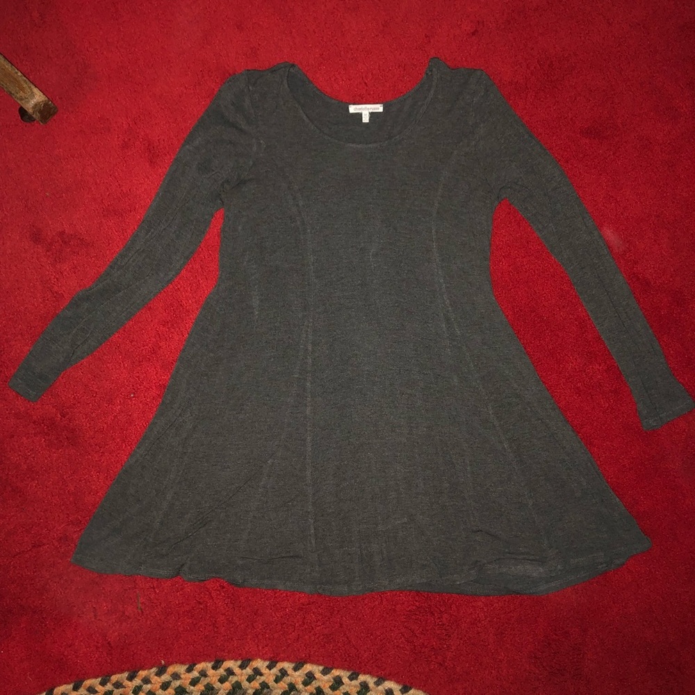 Gray Mini Dress